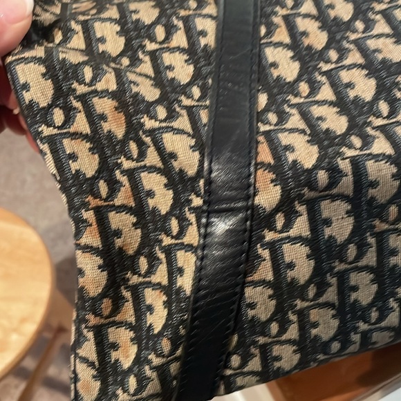 Dior Canvas Tote with Monogram Pattern - Picture 7 of 7